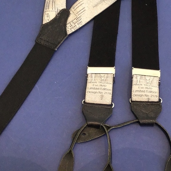 Rare Albert Thurston Limited Edition Braces - New York Skyline Design No. 2178 - Picture 5 of 6